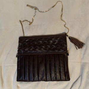 Braid Crossbody with Chain Strap